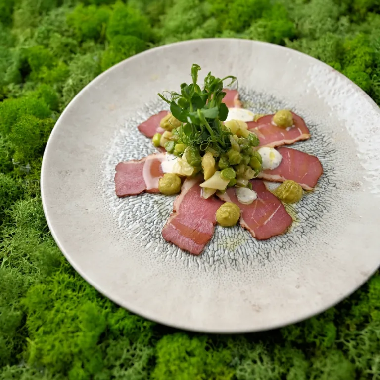 Piatti con asparagi
